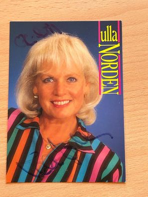 Ulla Norden - Autogrammkarte original signiert - #3220