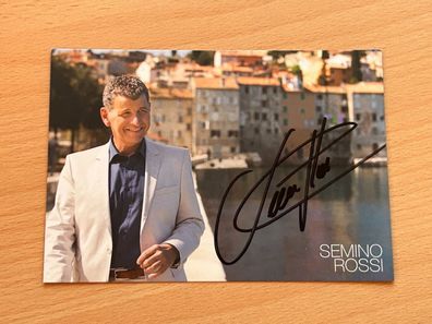 Semino Rossi - Autogrammkarte original signiert - #3242