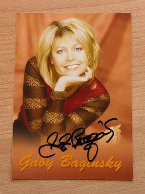 Gaby Baginsky - Autogrammkarte original signiert - #3223