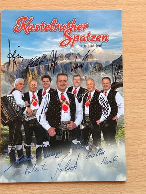 Kastelruther Spatzen - Autogrammkarte original signiert - #S3106