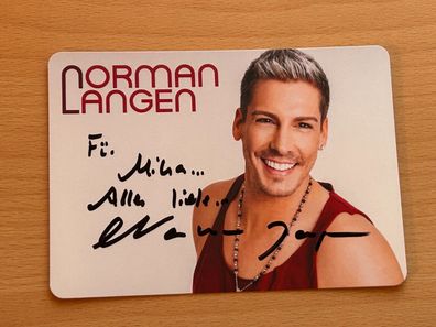 Norman Langen - Autogrammkarte original signiert - #S3254