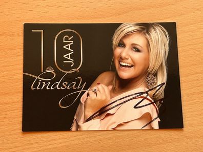 Lindsay - Autogrammkarte original signiert - #3239