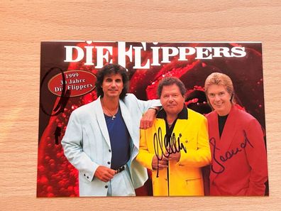 Die Flippers - Autogrammkarte original signiert - #S3282