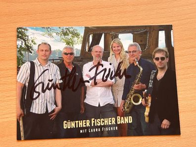 Günter-Fischer-Band - Autogrammkarte original signiert - #S3296