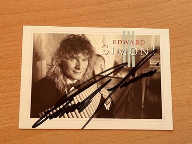 Edward Simoni - Autogrammkarte original signiert - #S3279