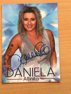 Daniela Alfinito - Autogrammkarte original signiert - #S3182