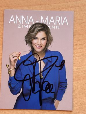 Anna-Maria Zimmermann - Autogrammkarte original signiert - #3212