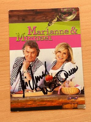 Marianne & Michael - Autogrammkarte original signiert - #S3193