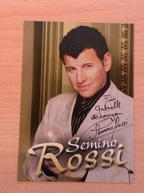 Semino Rossi Autogrammkarte original signiert #S1432