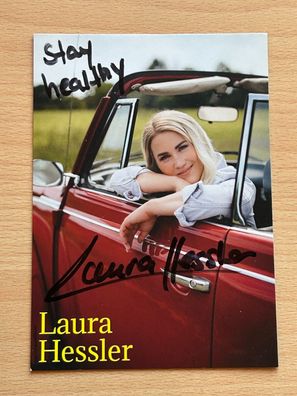 Laura Hessler - Autogrammkarte original signiert - #S3017