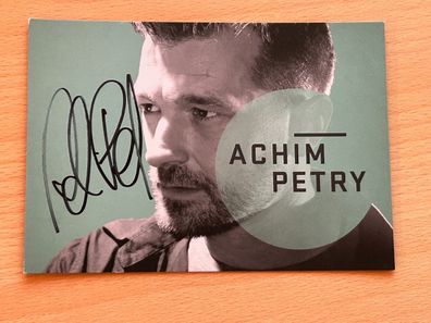 Achim Petry - Autogrammkarte original signiert - #S3260