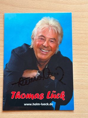 Thomas Lück - Autogrammkarte original signiert #S3039