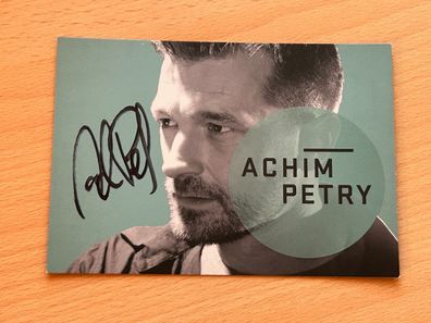 Achim Petry - Autogrammkarte original signiert - #S3257