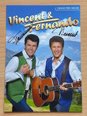 Vincent & Fernando - Autogrammkarte original signiert - #S3065