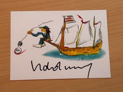 Udo Lindenberg - Autogrammkarte original signiert - #S3290