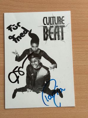 Culture Beat Autogrammkarte original signiert #S1198