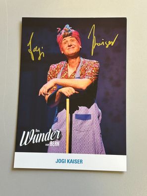Jogi Kaiser Autogrammkarte original signiert #S1491