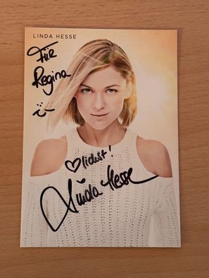 Linda Hesse Autogrammkarte original signiert #S1451