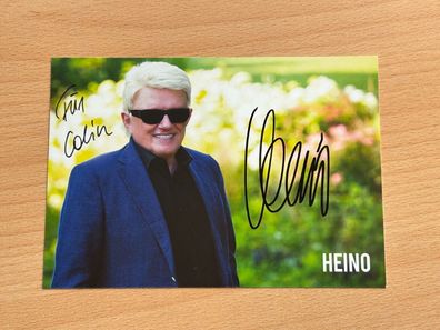 Heino Autogrammkarte original signiert #S1236
