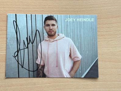 Joey Heindle Autogrammkarte original signiert #S1304