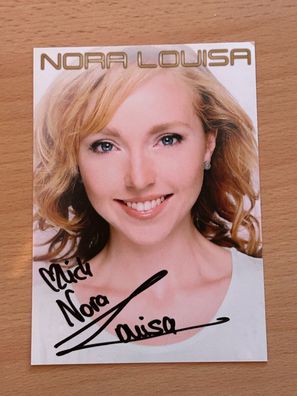 Nora Louisa Autogrammkarte original signiert #S1359