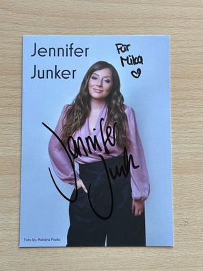 Jennifer Junker Autogrammkarte original signiert #S1100
