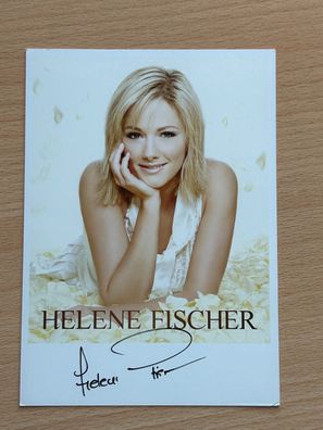 Helene Fischer Autogrammkarte original signiert #S1139