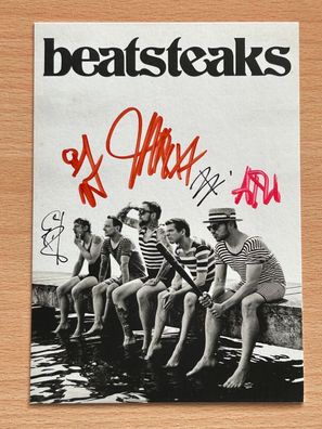 Beatsteaks Autogrammkarte original signiert #S936
