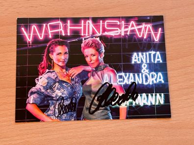 Anita & Alexandra Hofmann Autogrammkarte original signiert #S1405