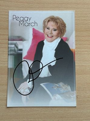 Peggy March Autogrammkarte original signiert #S1101
