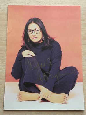 Nana Mouskouri Autogrammkarte 15x20 original signiert #S1058