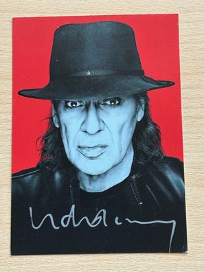 Udo Lindenberg Autogrammkarte original signiert #S1051