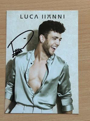 Luca Hänni Autogrammkarte original signiert #S1157