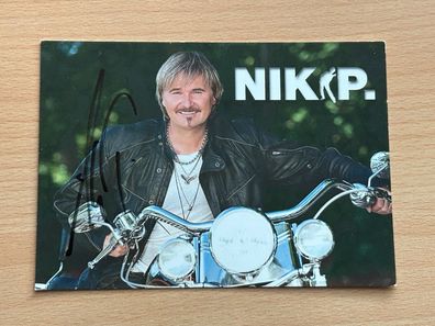 Nik P. Autogrammkarte original signiert #S1351