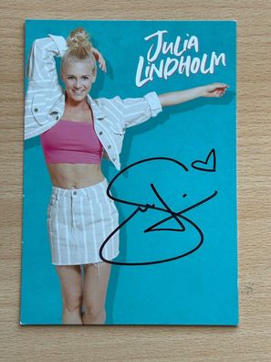 Julia Lindholm Autogrammkarte original signiert #S1134