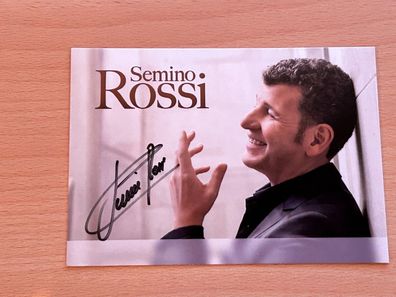 Semino Rossi Autogrammkarte original signiert #S1391