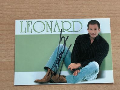 Leonard Autogrammkarte original signiert #S1342