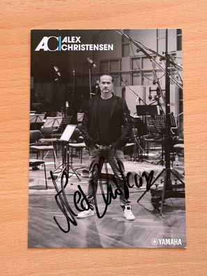 Alex Christensen Autogrammkarte original signiert #S1357