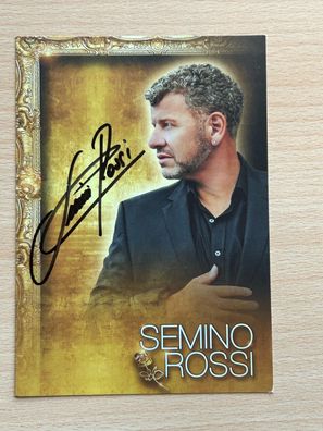 Semino Rossi Autogrammkarte original signiert #S1115