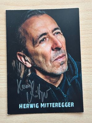 Herwig Mitteregger Autogrammkarte original signiert #S1011