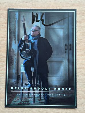 Heinz Rudolf Kunze Autogrammkarte original signiert #S1015