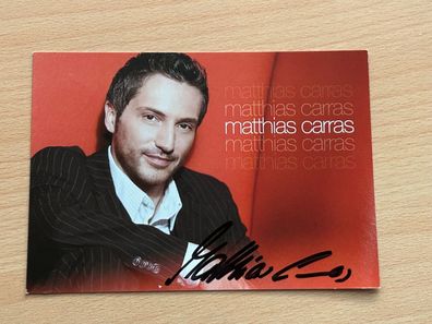 Matthias Carras Autogrammkarte original signiert #S1347