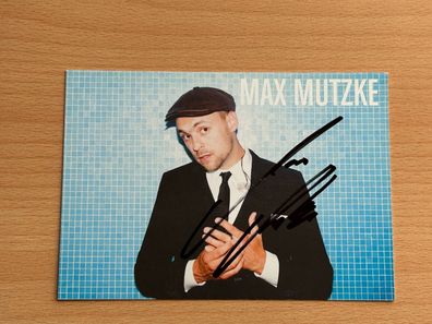 Max Mutzke Autogrammkarte original signiert #S1234