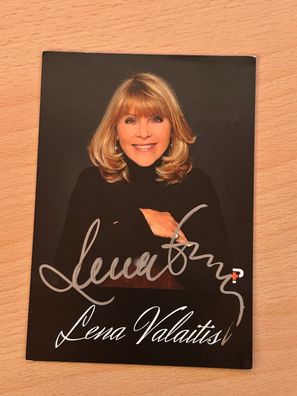 Lena Valaitis Autogrammkarte original signiert #S1453