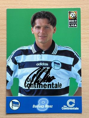 Dariusz Wosz Hertha BSC Berlin Autogrammkarte original signiert #S2924