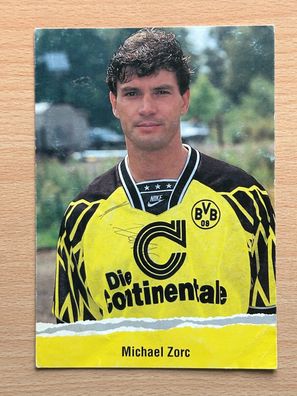 Michael Zorc BVB Borussia Dortmund Autogrammkarte original signiert #S2857