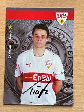 Christian Träsch VfB Stuttgart Autogrammkarte original signiert #S2811