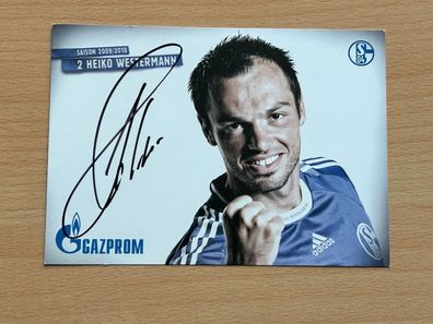 Heiko Westermann FC Schalke 04 Autogrammkarte original signiert #S2951