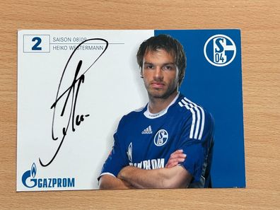 Heiko Westermann FC Schalke 04 Autogrammkarte original signiert #S2949
