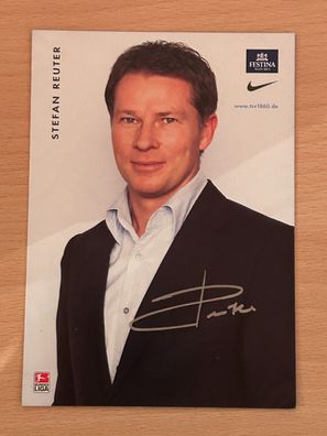 Stefan Reuter TSV 1860 München Autogrammkarte original signiert #S2995